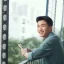asian-male-student-texting-smartphone-balcony